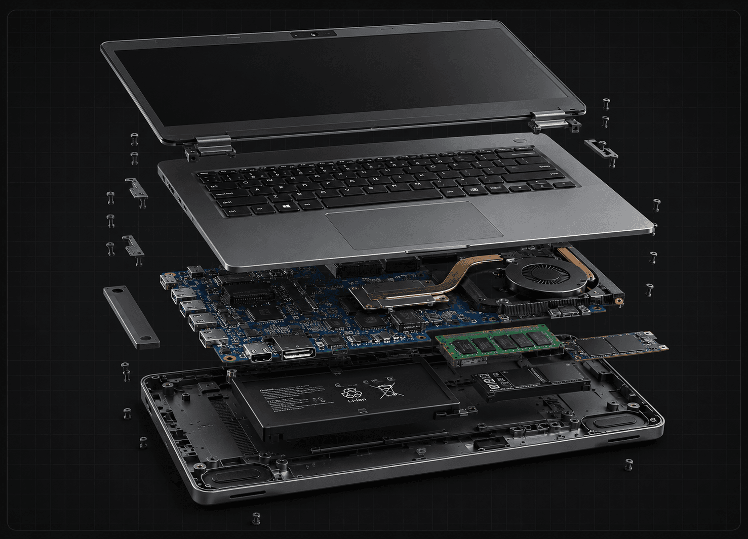 Doctor 4 Mobiles technician repair workbench equipped with diagnostics and precision tools